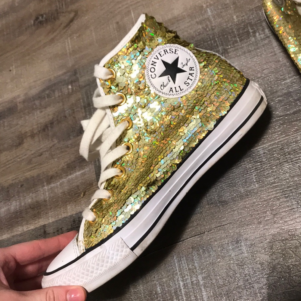 Sequin Converse